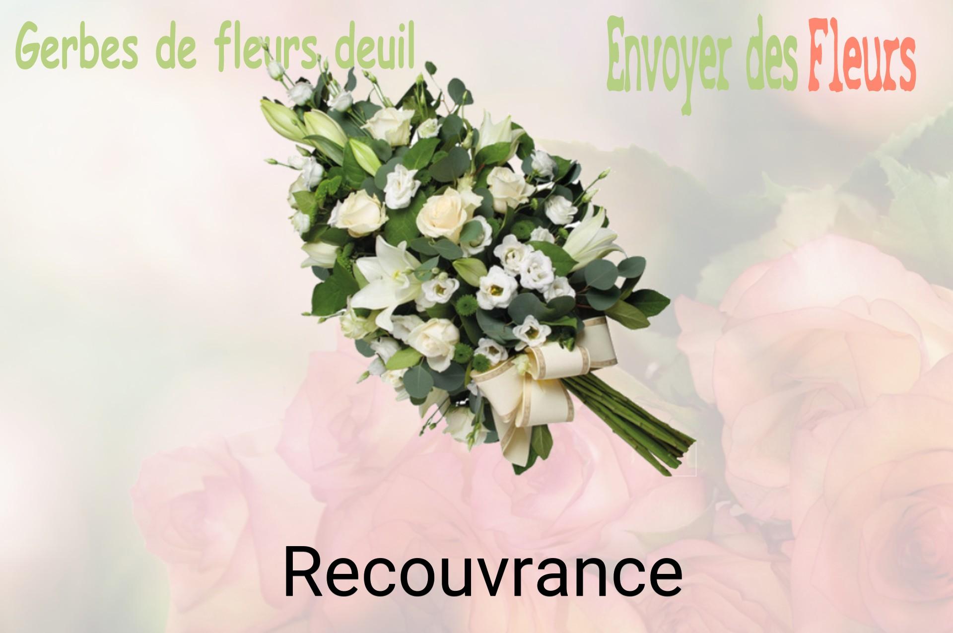 Gerbe de fleurs de deuil livrée à Recouvrance
